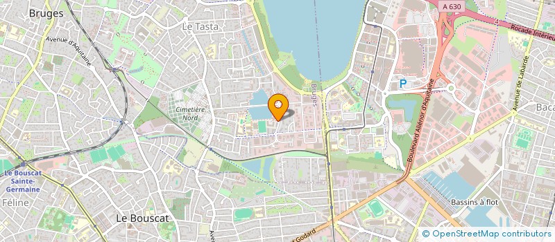 localisation de l'entreprise SCI BORDEAUX LAC  BRUGES