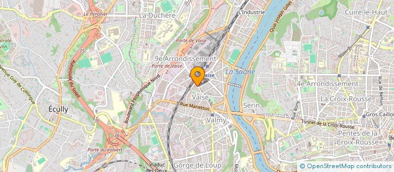 localisation de l'entreprise SCI BORDEAUX M+A  LYON