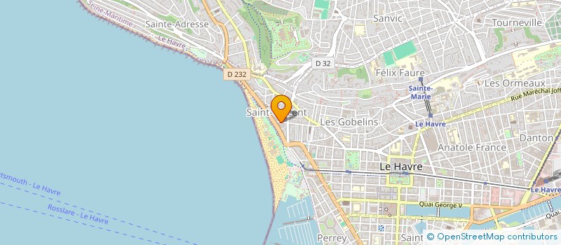 localisation de l'entreprise SCI BORDEAUX MONTFORT à LE HAVRE