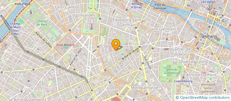 localisation de l'entreprise SCI BORDEAUX - PAILLERE  PARIS