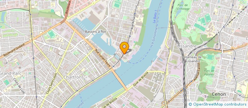 localisation de l'entreprise SCI BORDEAUX PORT IMMO  BORDEAUX