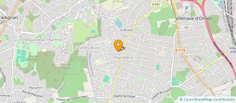 localisation de l'entreprise SCI BORDEAUX RETAILLONS à VILLENAVE-D'ORNON