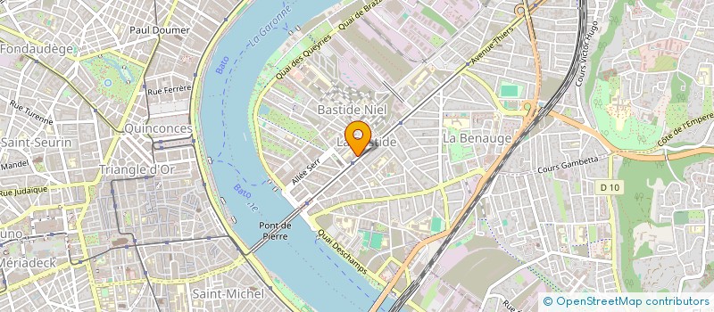 localisation de l'entreprise SCI BORDEAUX RIVE DROITE  BORDEAUX