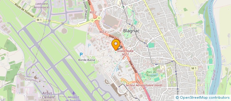 localisation de l'entreprise SCI BORDEBASSE  BLAGNAC