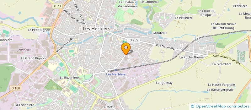localisation de l'entreprise SCI BORDELAIS à LES HERBIERS