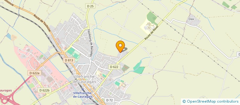 localisation de l'entreprise SCI BORDENEUVE  VILLEFRANCHE-DE-LAURAGAIS