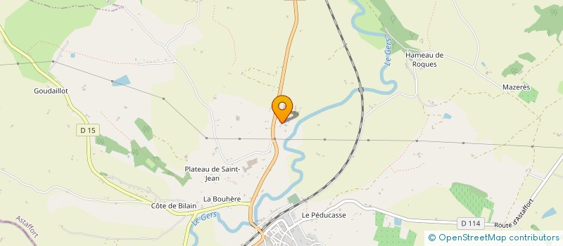 localisation de l'entreprise SCI BORDENEUVE  MARMONT-PACHAS