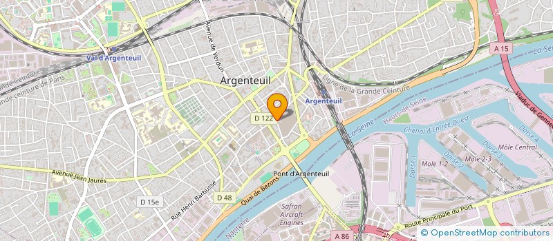 localisation de l'entreprise SCI BORDEREL  ARGENTEUIL