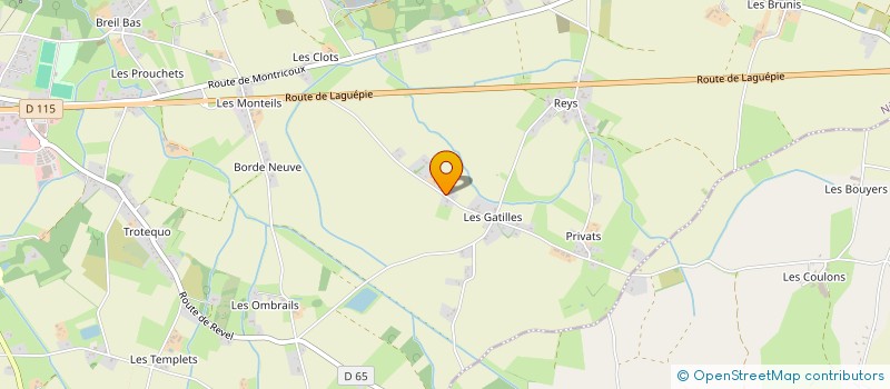 localisation de l'entreprise SCI BORDES CERTAIN PATRIMNI  NEGREPELISSE