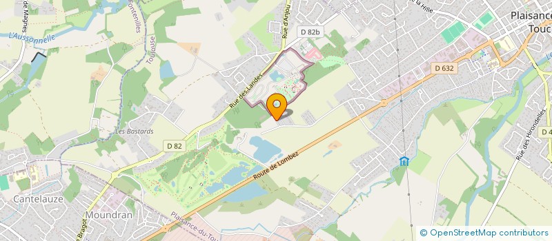 localisation de l'entreprise SCI BORDES & F  PLAISANCE-DU-TOUCH