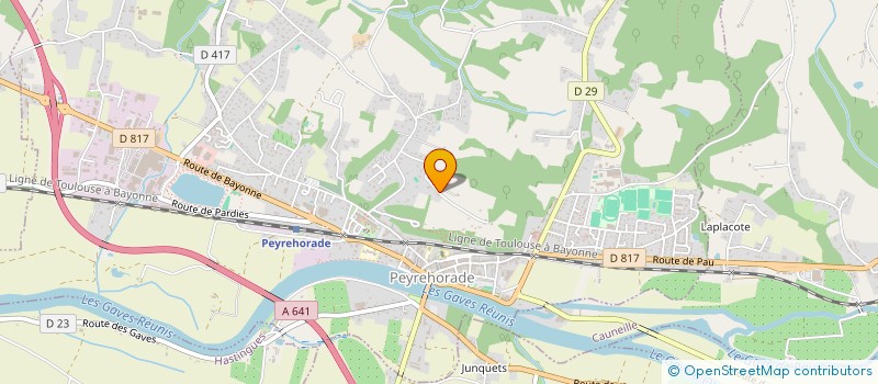 localisation de l'entreprise SCI BORDES IMMO  PEYREHORADE
