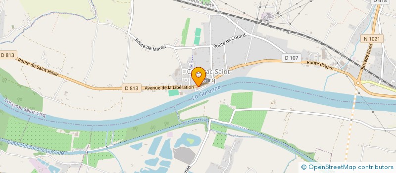 localisation de l'entreprise SCI BORDESSOULE  COLAYRAC-SAINT-CIRQ