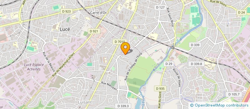 localisation de l'entreprise SCI BORDIER-ROUSSEAU à LUISANT