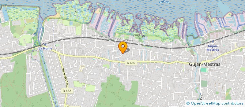 localisation de l'entreprise SCI BORDIGUTH  GUJAN-MESTRAS