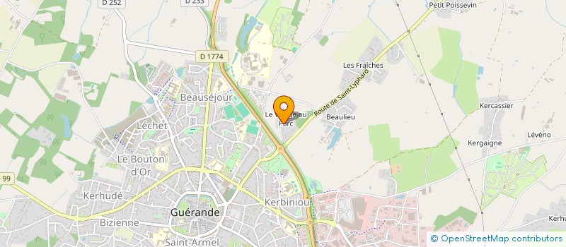 localisation de l'entreprise SCI BORE  GUERANDE