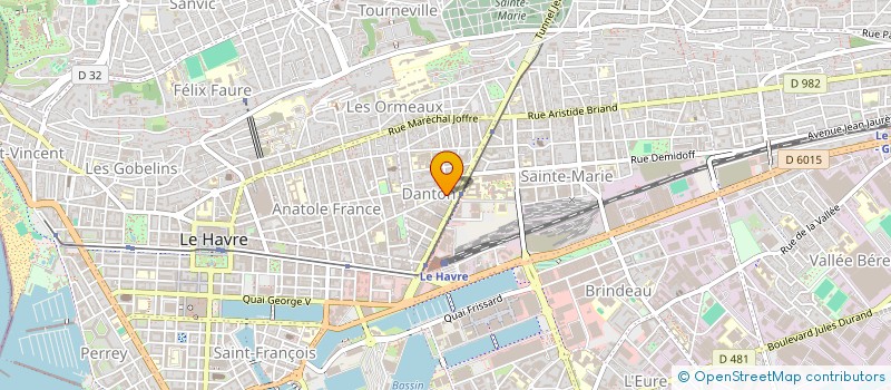 localisation de l'entreprise SCI BOREAL  LE HAVRE