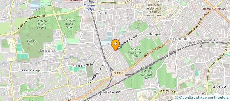 localisation de l'entreprise SCI BOREAL  PESSAC