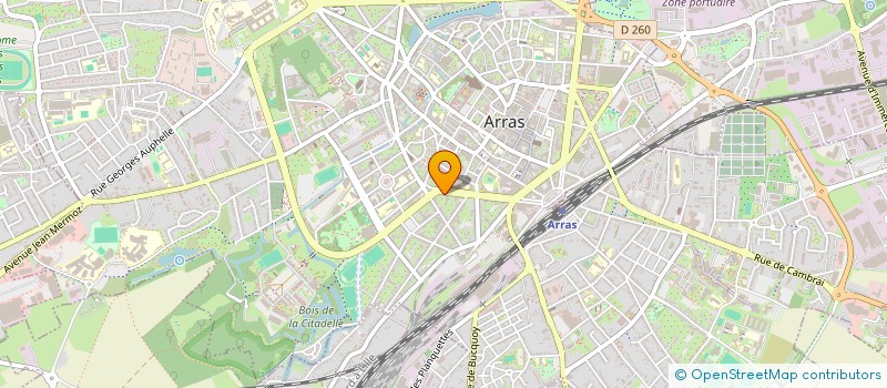localisation de l'entreprise SCI BOREALE à ARRAS