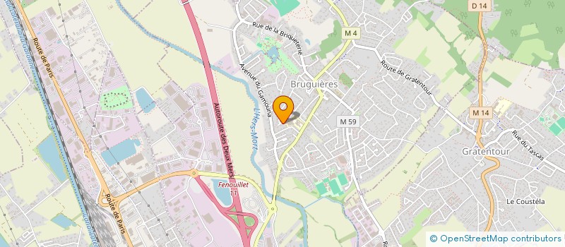 localisation de l'entreprise SCI BOREALE  BRUGUIERES