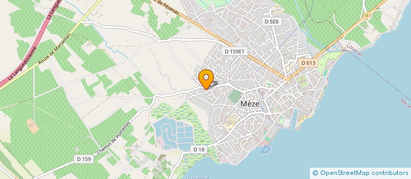 localisation de l'entreprise SCI BOREALE à MEZE