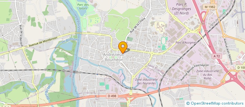 localisation de l'entreprise SCI BOREALES  ANDREZIEUX-BOUTHEON