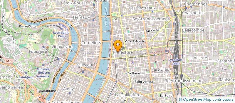 localisation de l'entreprise SCI BOREAU FOYATIER  LYON