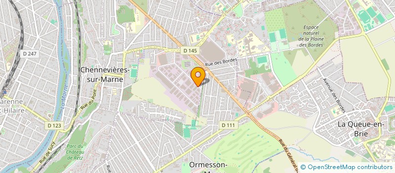 localisation de l'entreprise SCI BOREL  PRESLES-EN-BRIE