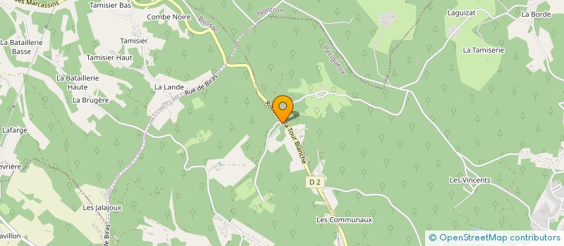 localisation de l'entreprise SCI BOREL  LA CHAPELLE-GONAGUET