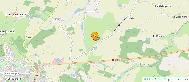 localisation de l'entreprise SCI BOREM  POUZAUGES