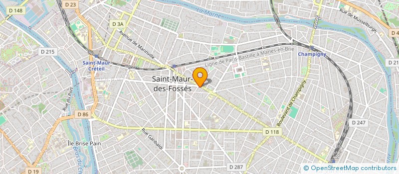 localisation de l'entreprise SCI BOREPERS à SAINT-MAUR-DES-FOSSES