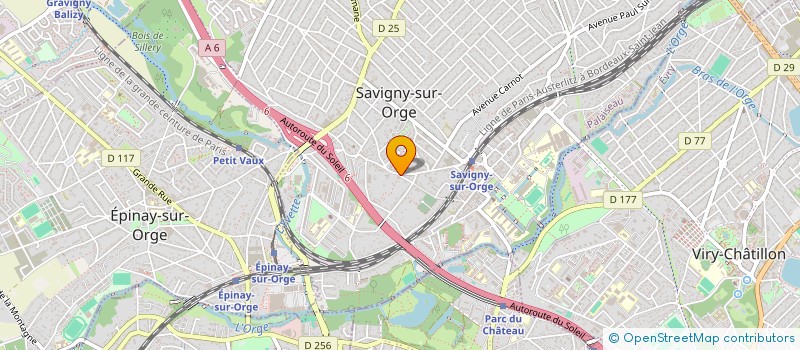 localisation de l'entreprise SCI BORG  SAVIGNY-SUR-ORGE