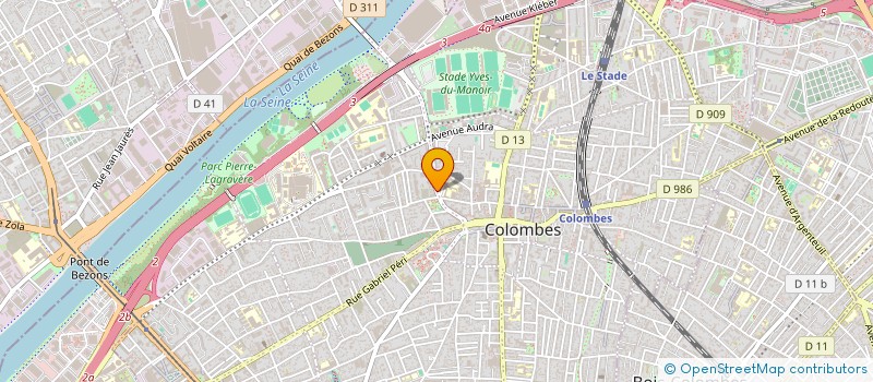 localisation de l'entreprise SCI BORGES à COLOMBES
