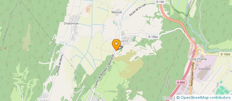 localisation de l'entreprise SCI BORGES ARVEUX à OYONNAX