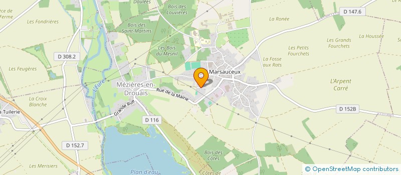 localisation de l'entreprise SCI BORGET à MEZIERES-EN-DROUAIS