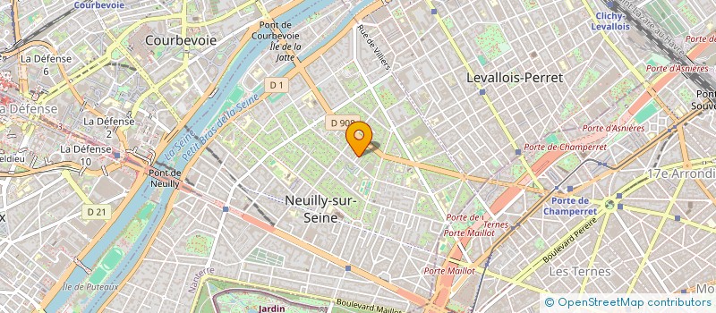 localisation de l'entreprise SCI BORGHESE à NEUILLY SUR SEINE