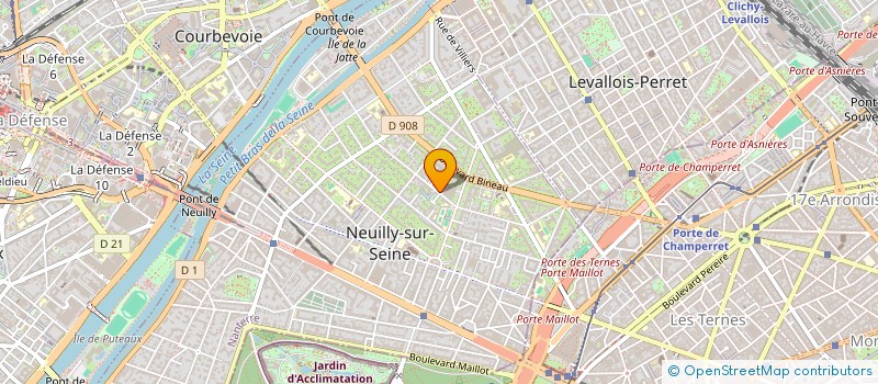 localisation de l'entreprise SCI BORGHESE à NEUILLY-SUR-SEINE