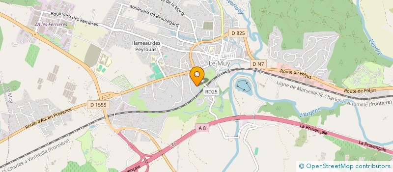 localisation de l'entreprise SCI BORGIA  LE MUY