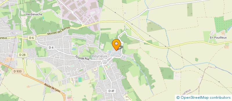 localisation de l'entreprise SCI BORGO TONUS à REYRIEUX