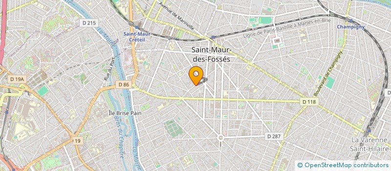 localisation de l'entreprise SCI BORIE à SAINT-MAUR-DES-FOSSES