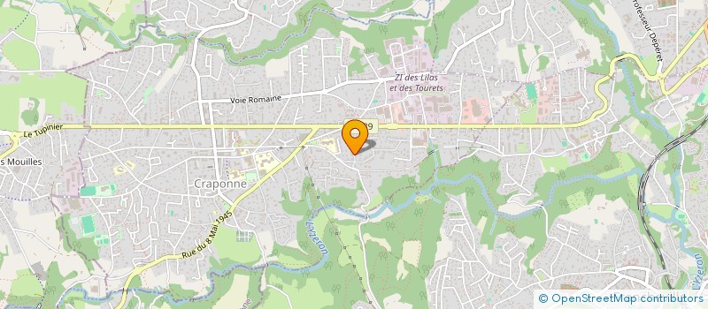 localisation de l'entreprise SCI BORIMMO  CRAPONNE