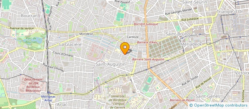 localisation de l'entreprise SCI BORINE  BORDEAUX