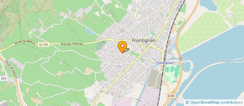 localisation de l'entreprise SCI BORIS à FRONTIGNAN