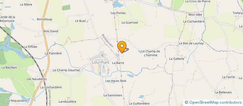 localisation de l'entreprise SCI BORIS  BONNEMAIN