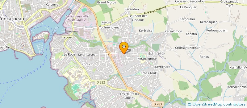 localisation de l'entreprise SCI BORIS-LERROUX  LANGOLEN