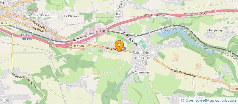 localisation de l'entreprise SCI BORISCA  SAINT-DIDIER-DE-LA-TOUR