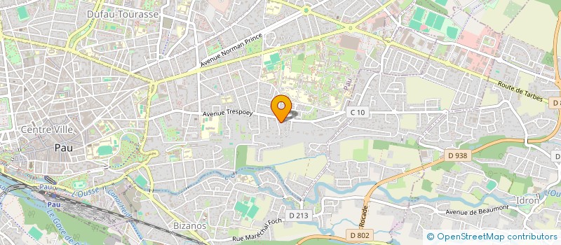 localisation de l'entreprise SCI BORIVAGE à PAU