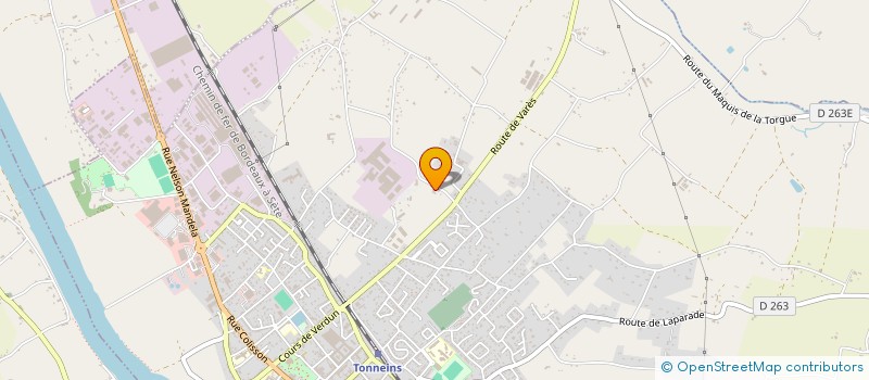 localisation de l'entreprise SCI BORJA  TONNEINS