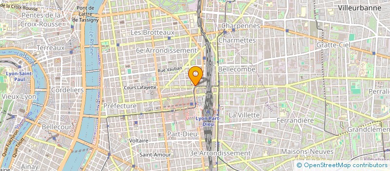 localisation de l'entreprise SCI BORLA  LYON