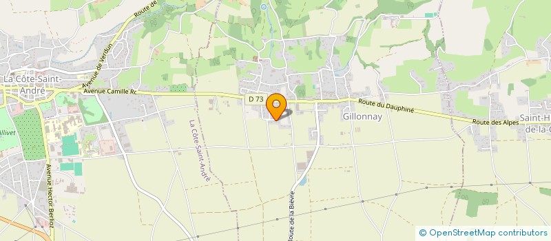 localisation de l'entreprise SCI BORLIE  GILLONNAY