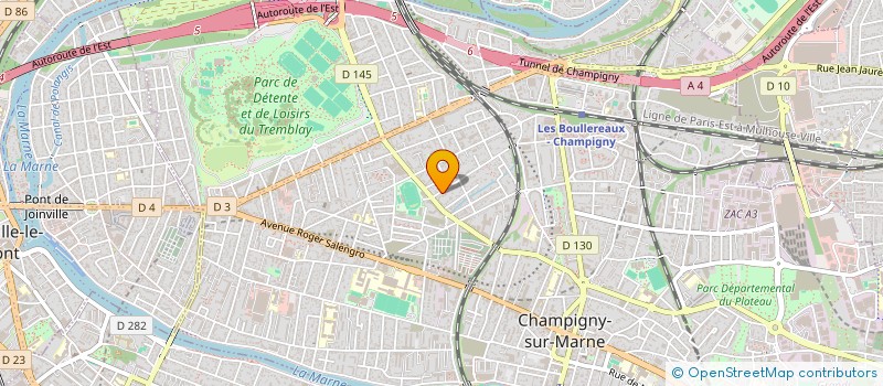 localisation de l'entreprise SCI BORMES LES MIMOSAS  CHAMPIGNY-SUR-MARNE